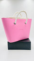 Shopper rosa manici in corda