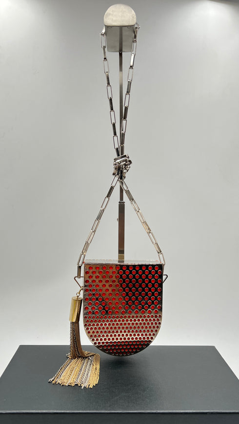 Borsa a tracolla in metallo