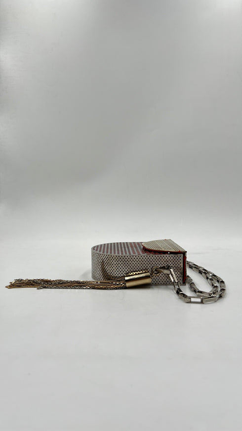 Borsa a tracolla in metallo