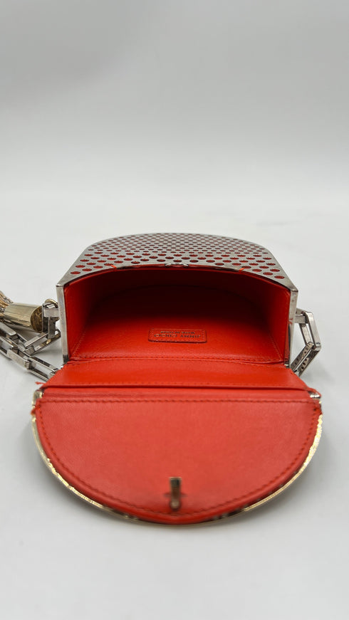 Borsa a tracolla in metallo