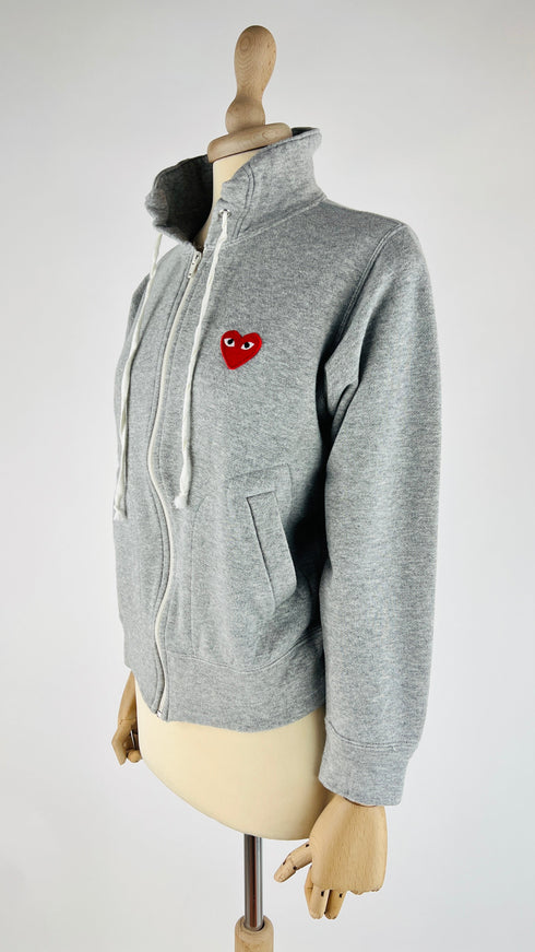 Felpa logo in cotone