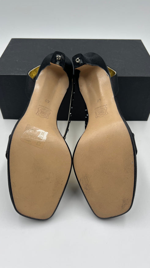 Slingback con strass