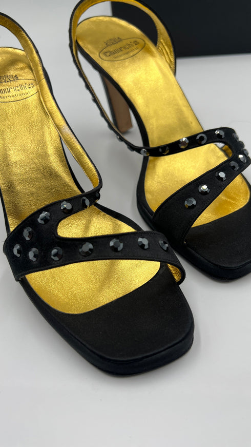 Slingback con strass