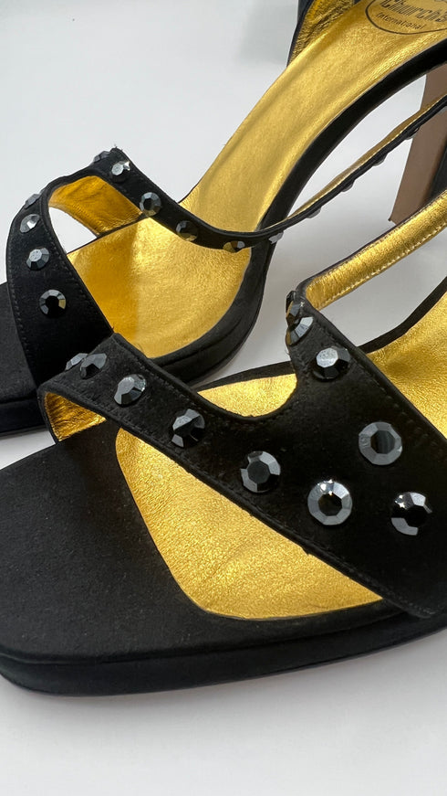 Slingback con strass