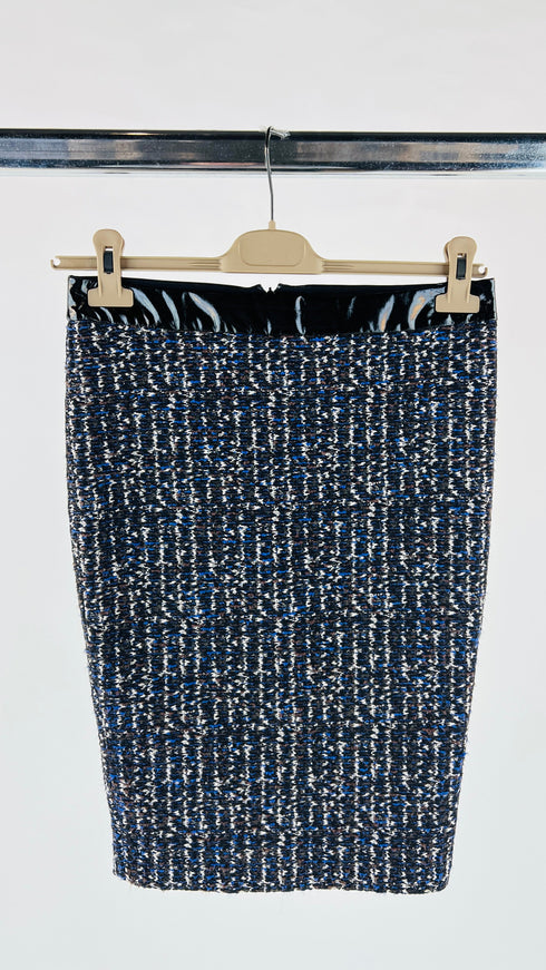 Gonna midi tubino jacquard