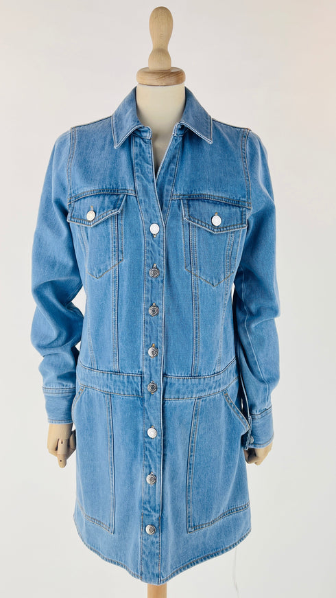 Abito midi in denim
