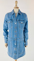 Abito midi in denim