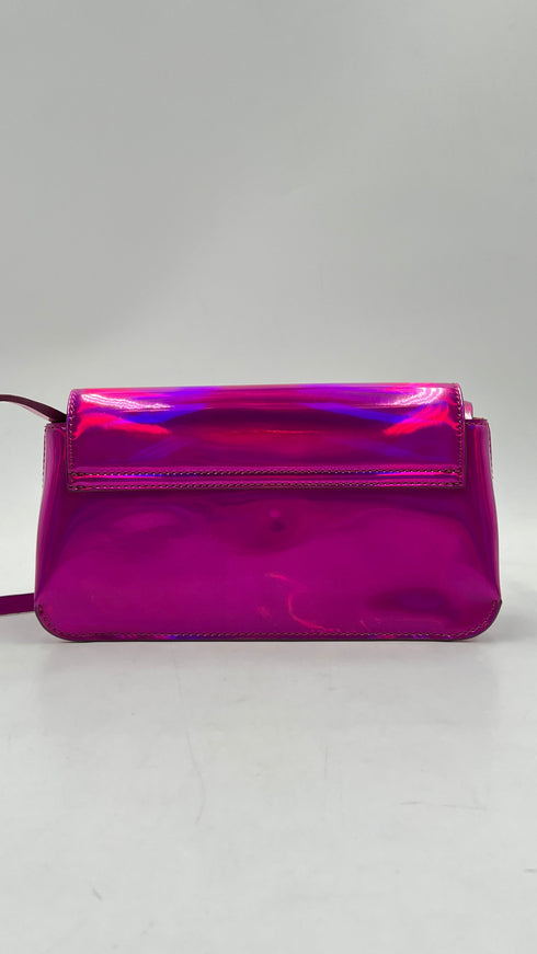 Borsa "Tilda" fucsia olografica