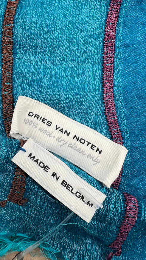 Sciarpa in lana a righe