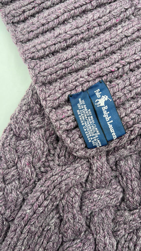 Sciarpa a maxi trecce