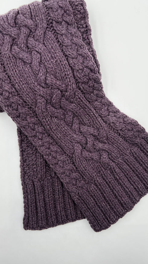 Sciarpa a maxi trecce