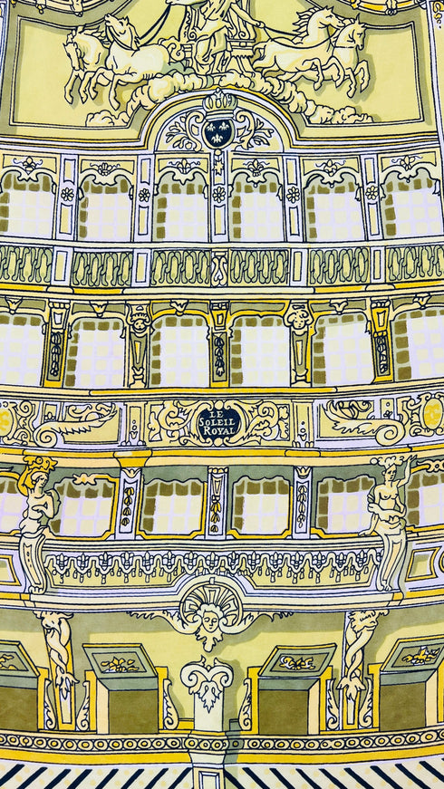 Foulard "Soleil Royal" vintage