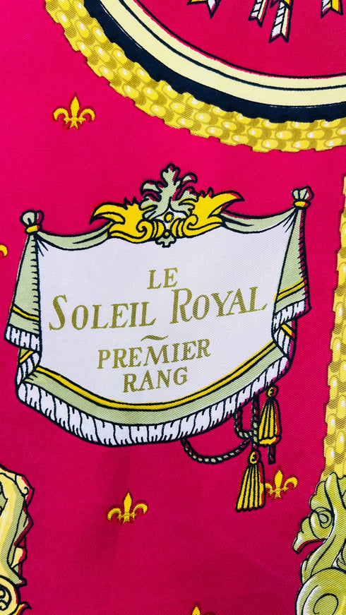 Foulard "Soleil Royal" vintage