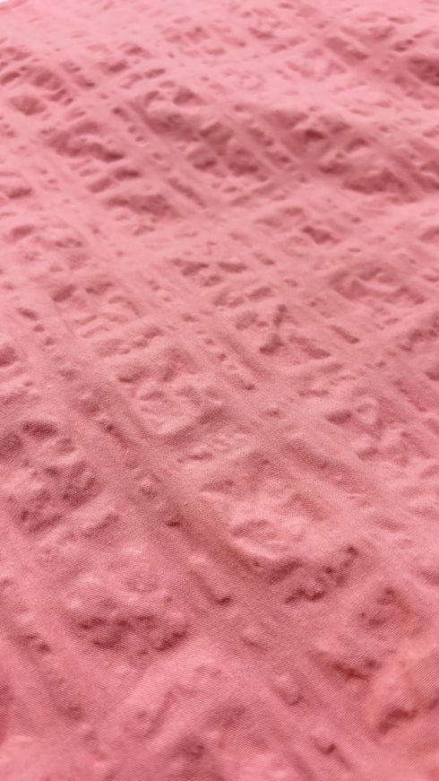 Abito midi tunica texture quadri