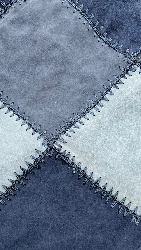 Gonna corta in suede con cartellino