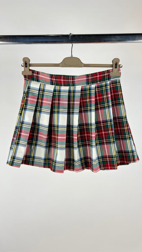 Gonna corta tartan