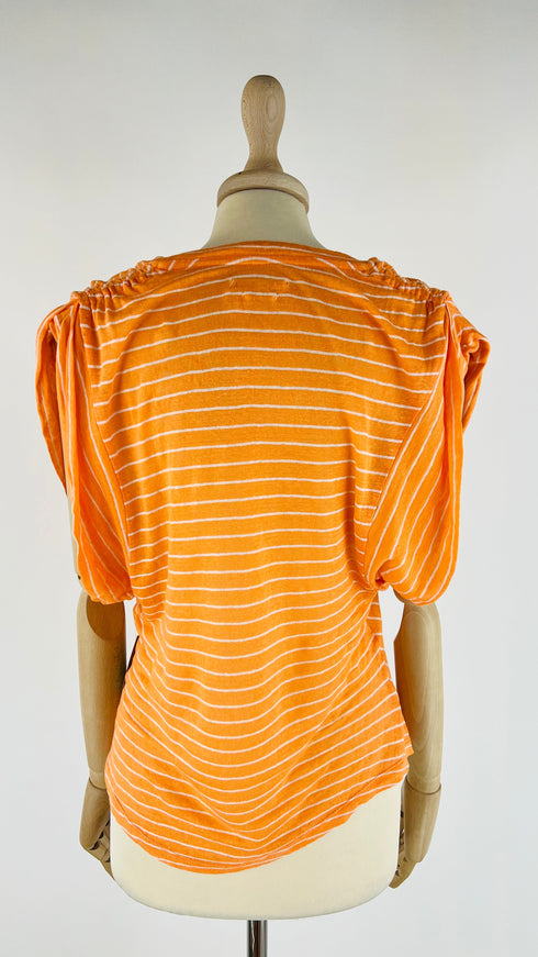 T-shirt a righe diagonali