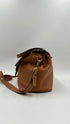 Borsa in pelle martellata