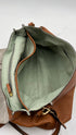Borsa in pelle martellata