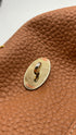 Borsa in pelle martellata