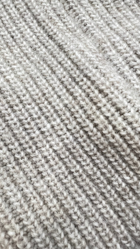 Maglia girocollo zip