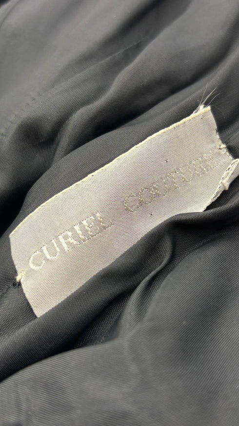 Abito midi vintage inserti satin