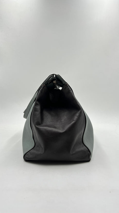 Borsa in pelle multicolor