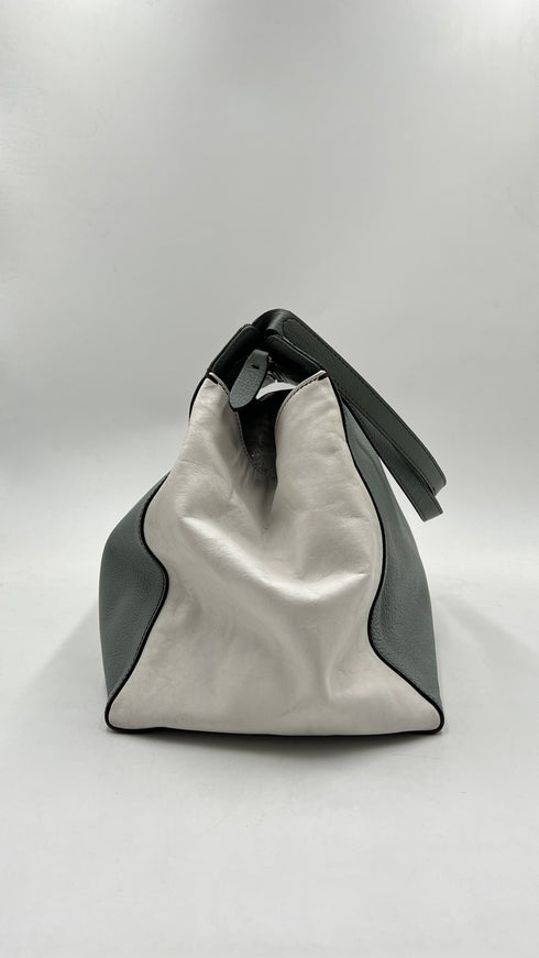 Borsa in pelle multicolor