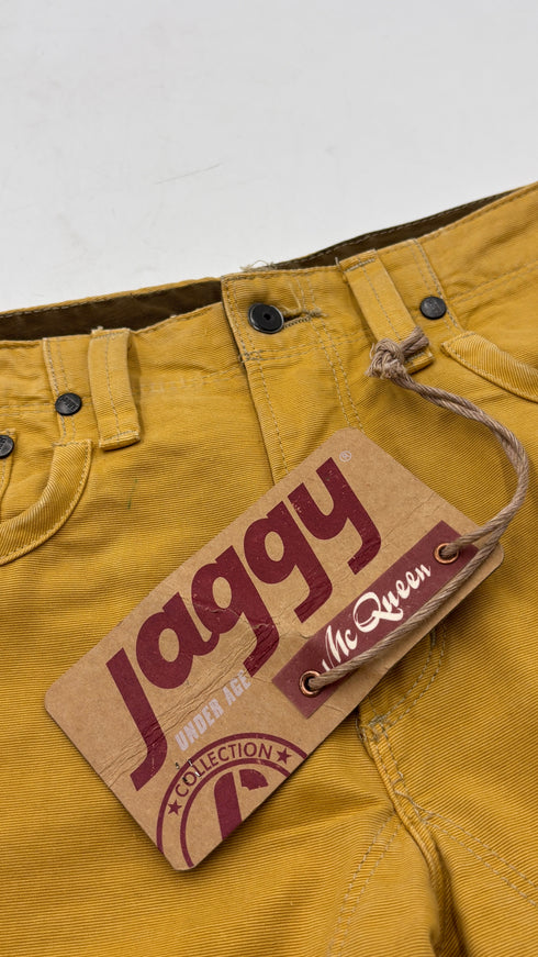 Pantaloni gamba dritta con cartellino