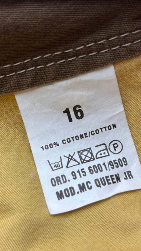 Pantaloni gamba dritta con cartellino