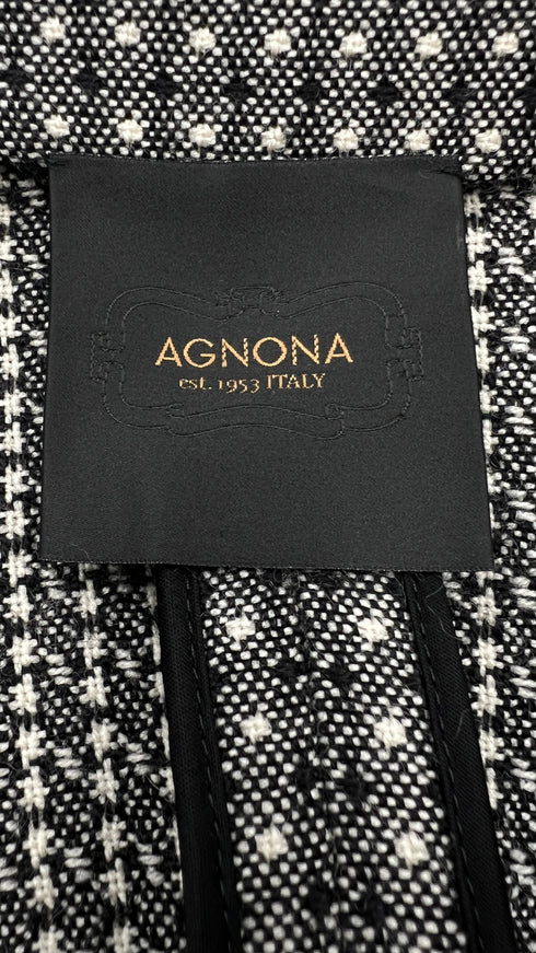 Blazer lana sfrangiata