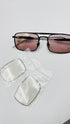 Occhiali da sole rettangolari