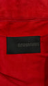 Giacca in suede rossa