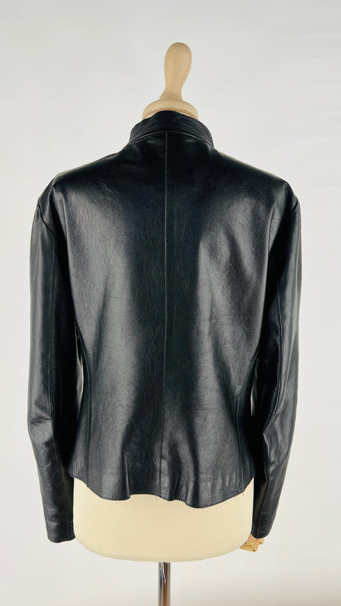 Giacca corta in pelle