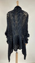 Cardigan oversize lungo nero