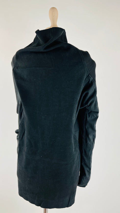 Longsleeve maxi collo nera