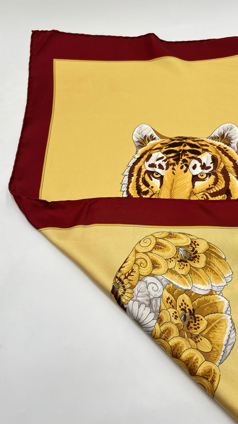 Foulard tigre in seta