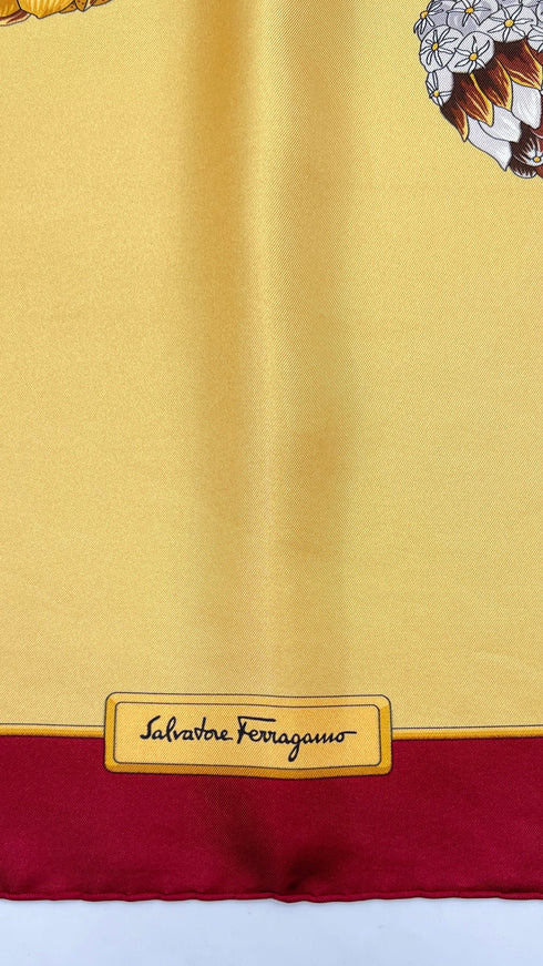 Foulard tigre in seta