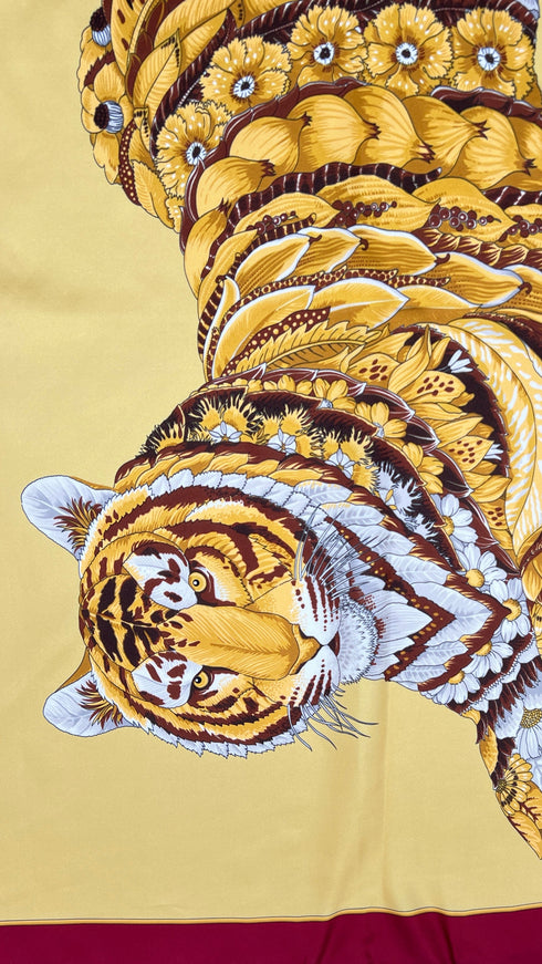 Foulard tigre in seta