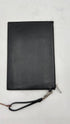 Pochette pelle nera martellata