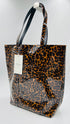 Tote bag animalier con cartellino