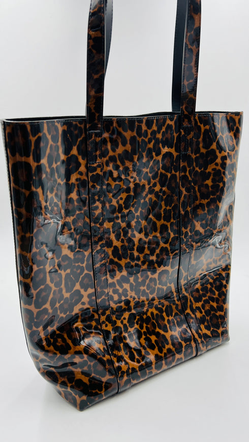 Tote bag animalier con cartellino