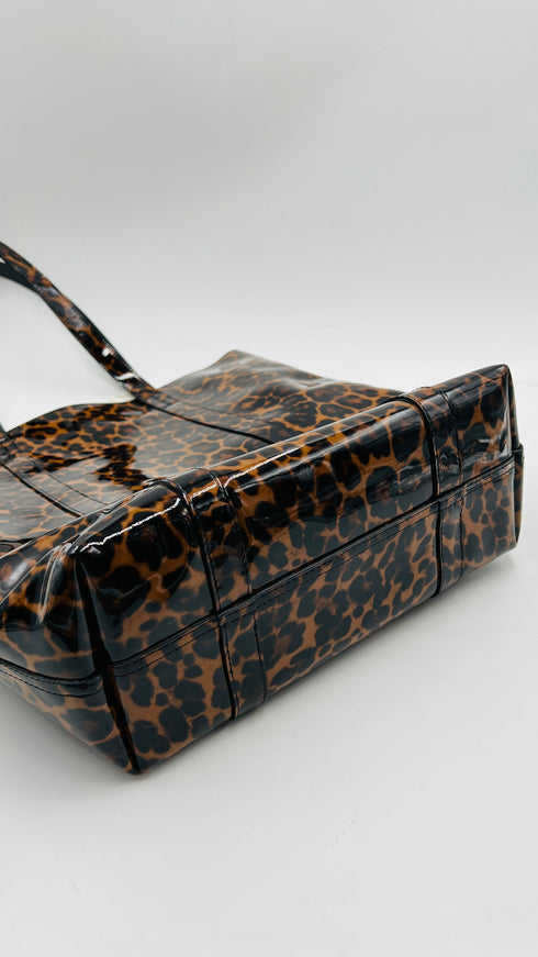 Tote bag animalier con cartellino