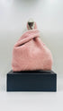 Borsa in shearling rosa