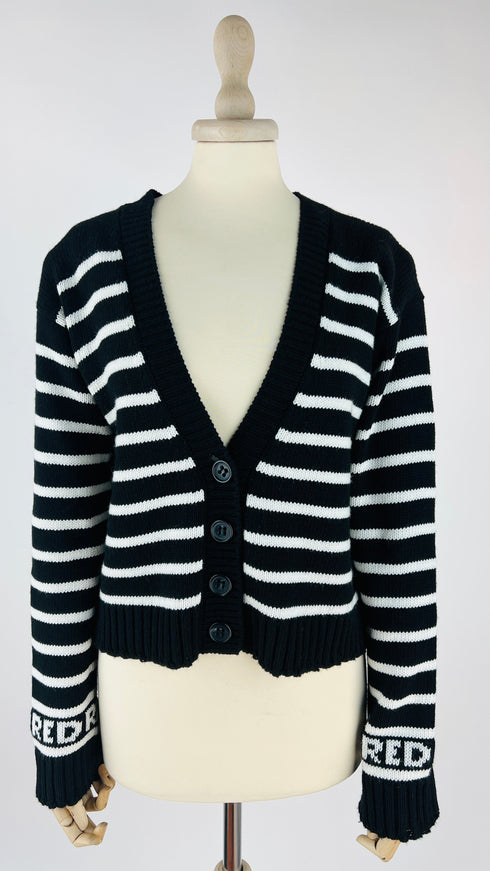 Cardigan a righe