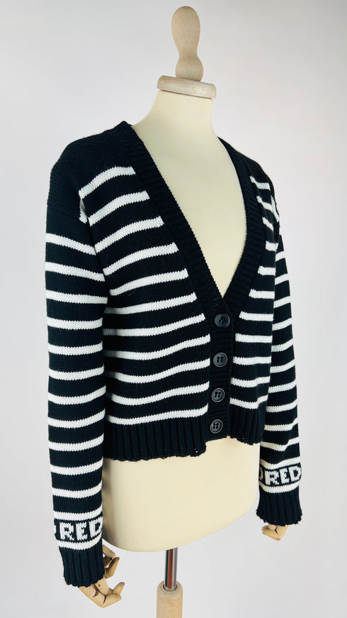 Cardigan a righe