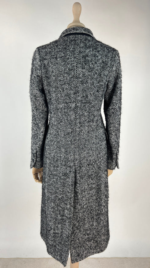 Cappotto doppiopetto spigato