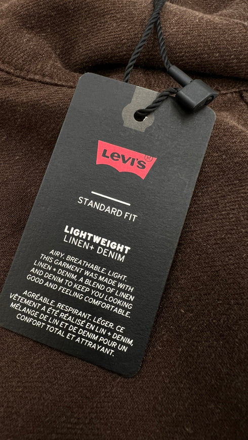 Gilet denim e lino