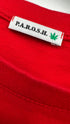 T-shirt cropped con stampa