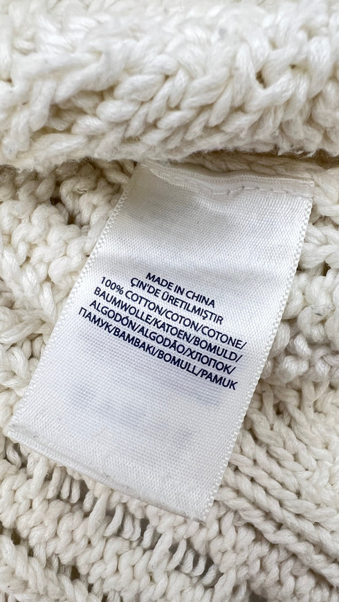 Gilet in cotone bianco